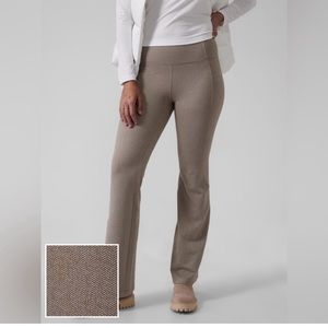 Athleta Delancey flare pant herringbone